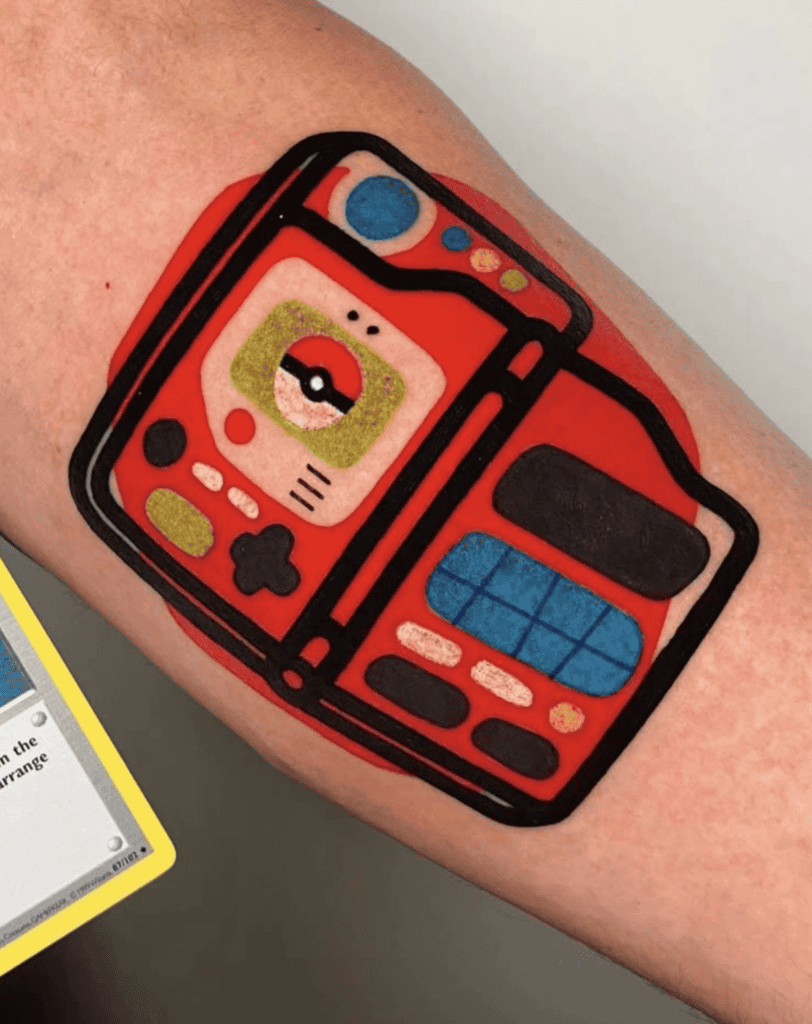 Pokédex Pokémon Tattoo