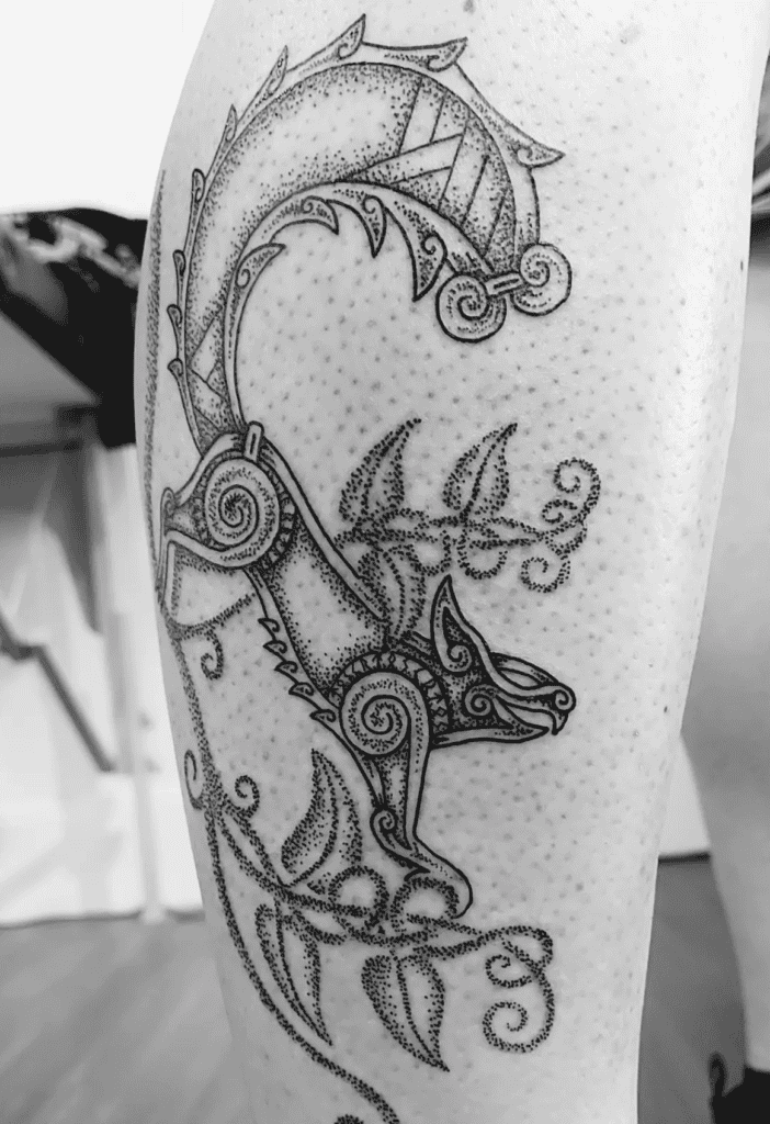 Ratatoskr Art Norse Mythology Tattoo