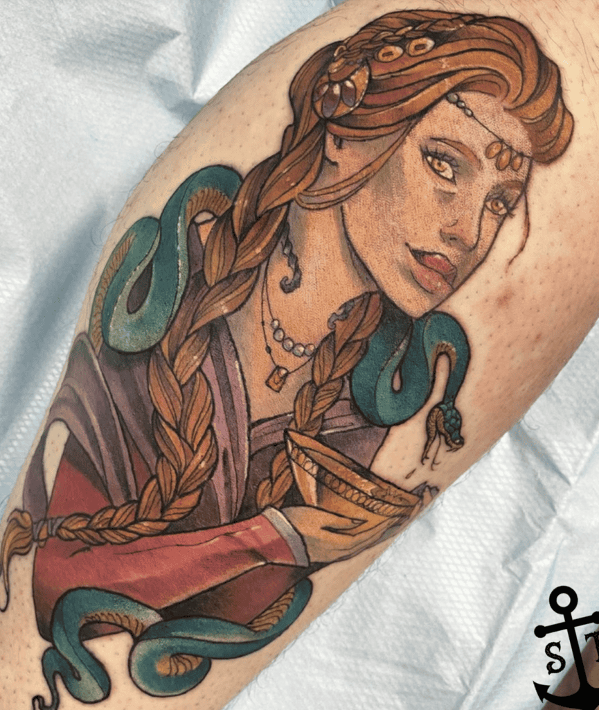 Sigyn Norse Mythology Tattoo