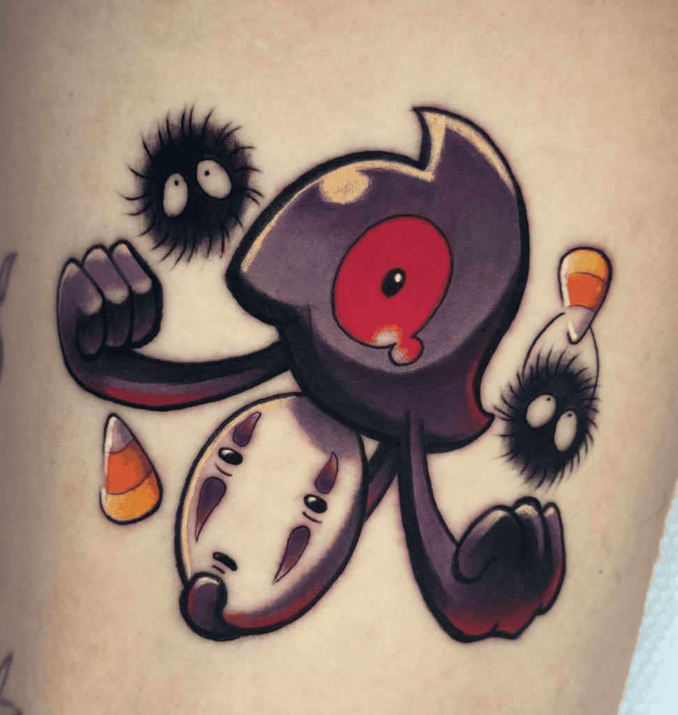 Studio Ghibli X Pokémon Tattoo