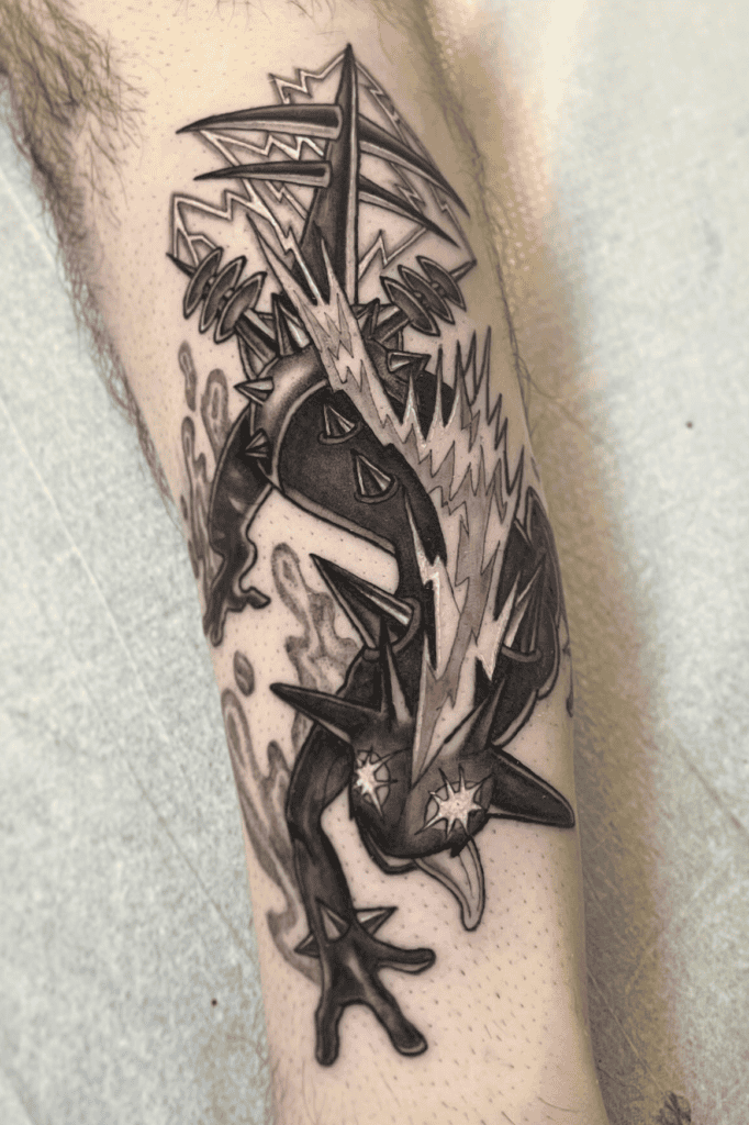 Toxtricity Crawl Gigantamax Pokémon Tattoo
