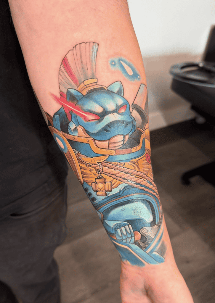 Warhammer X Pokémon Blastoise Tattoo