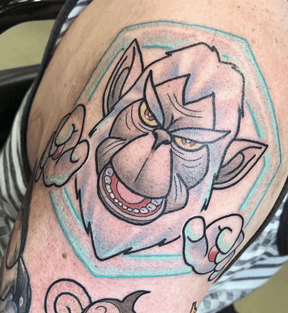 Andross Monkey Tattoo