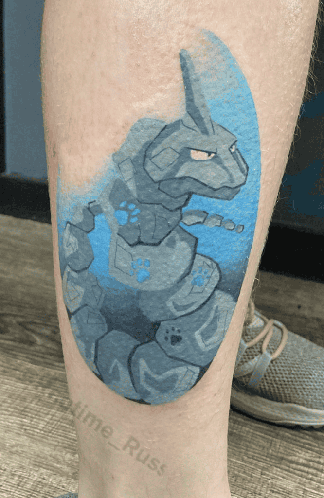 Brock’s Onix Pokémon Anime Tattoo