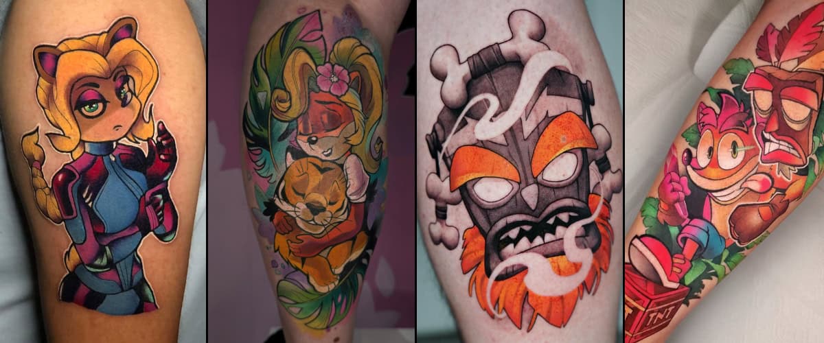 Crash Bandicoot Tattoo Featured Image