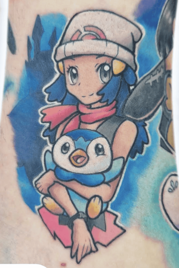 Dawn Pokémon Anime Tattoo