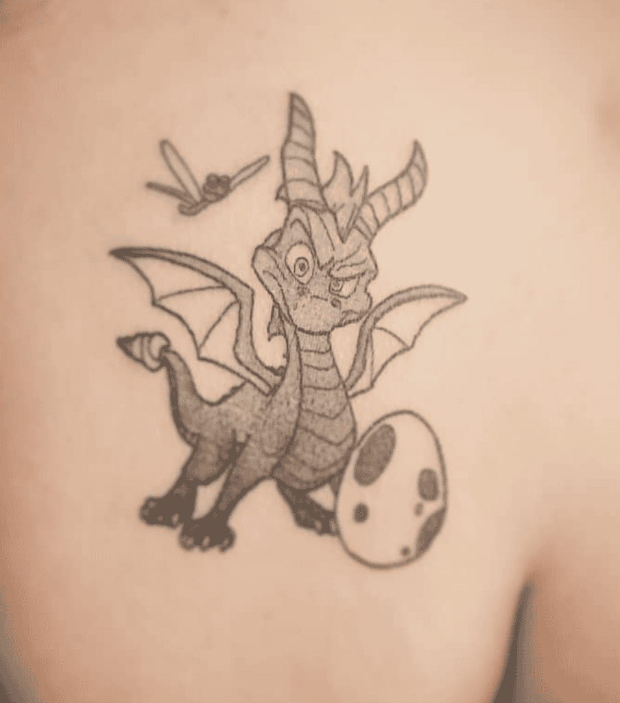 Dragon Eggs Simple Spyro Tattoo