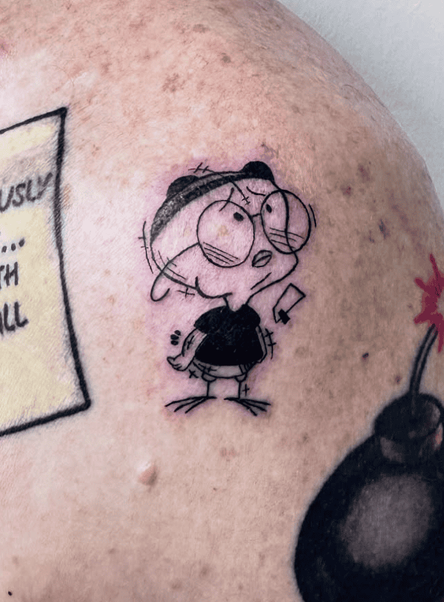 Eggbert Jr. Chicken Tattoo