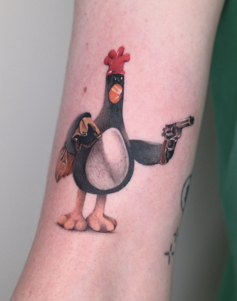 Feathers McGraw Chicken Tattoo