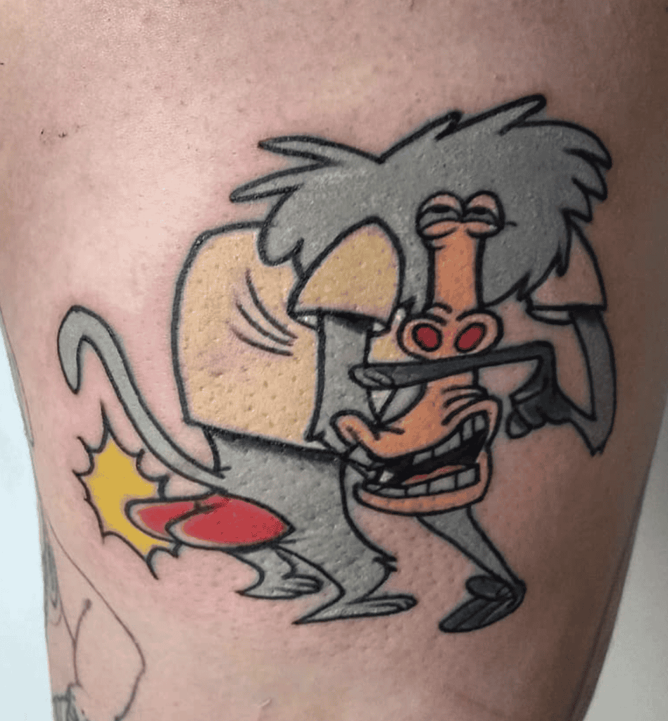 I.R. Baboon Monkey Tattoo