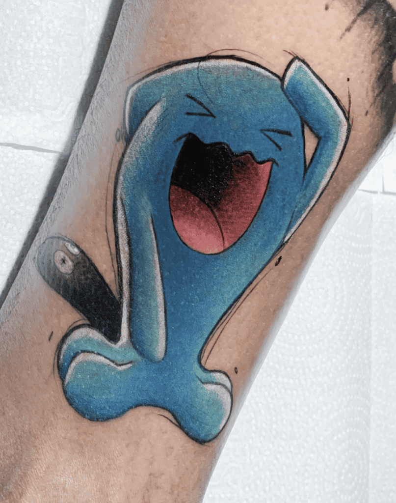 Jessie’s Wobbuffet Pokémon Anime Tattoo