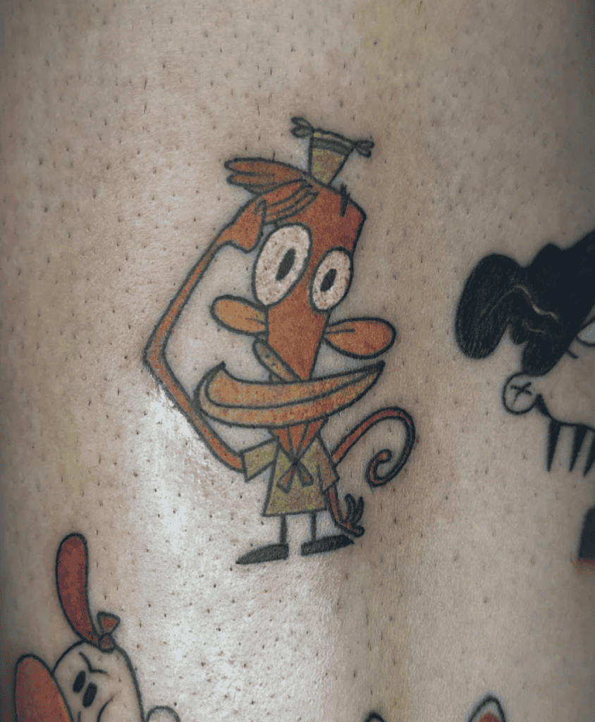 Lazlo Monkey Tattoo