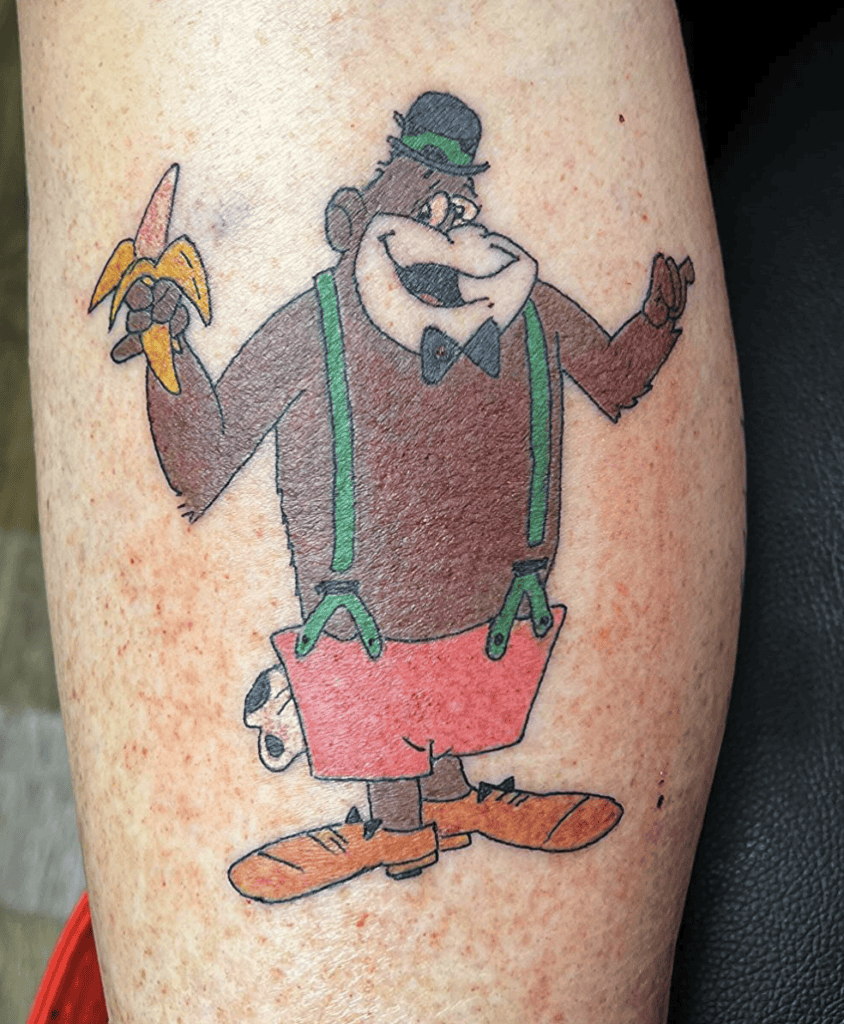 Magilla Gorilla Ape Tattoo