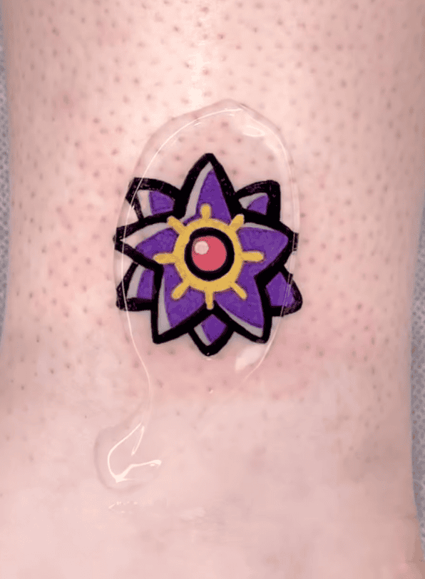 Misty’s Starmie Cute Pokémon Anime Tattoo