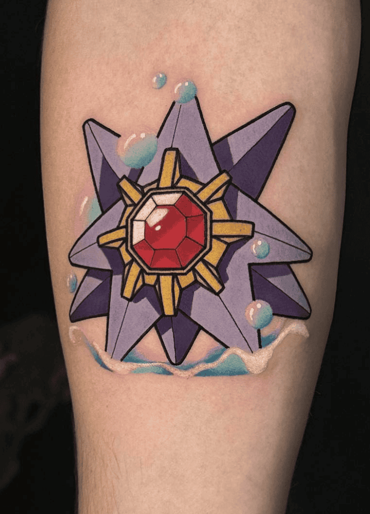 Misty’s Starmie Pokémon Anime Tattoo