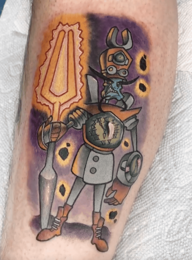 N. Trophy Crash Bandicoot Tattoo