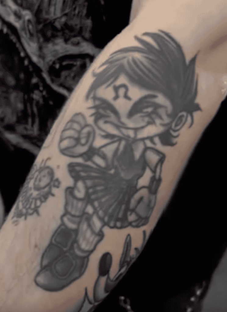 Nina Cortex Crash Bandicoot Tattoo