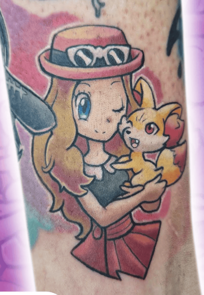 Serena Pokémon Anime Tattoo