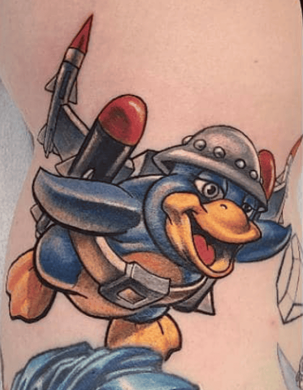 Srgt. Byrd Fly Spyro Tattoo