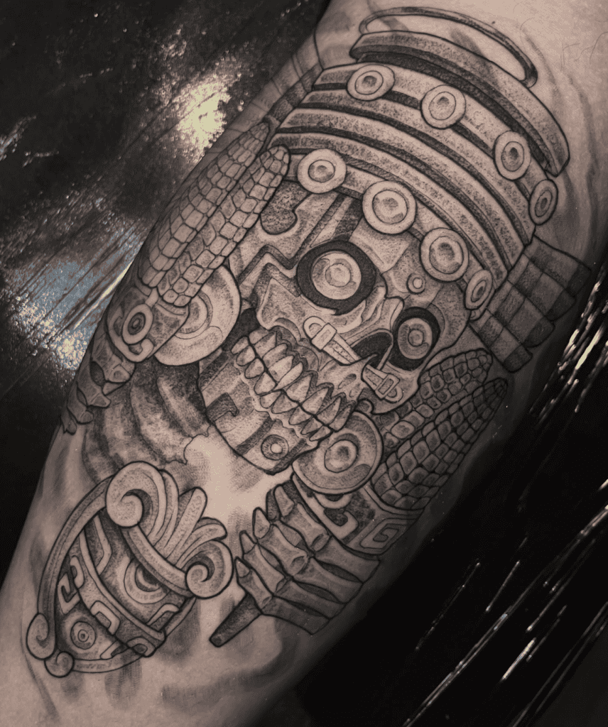 Centeotl Aztec Mythology Tattoo