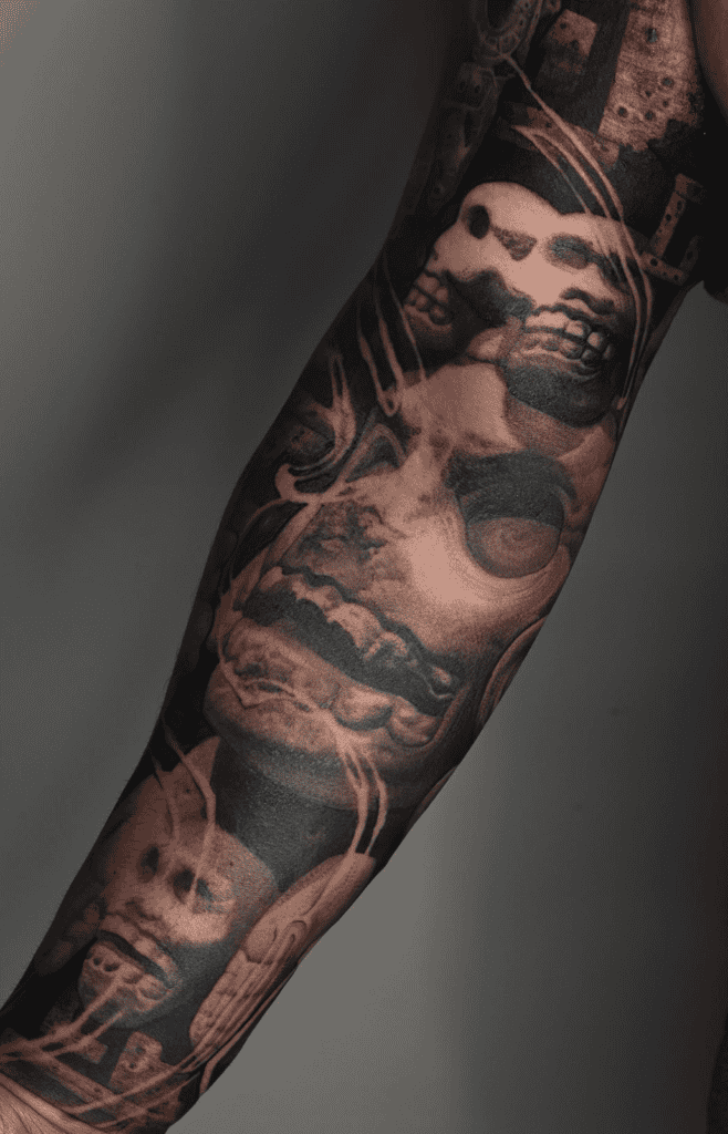 Cihuateteo Aztec Mythology Tattoo