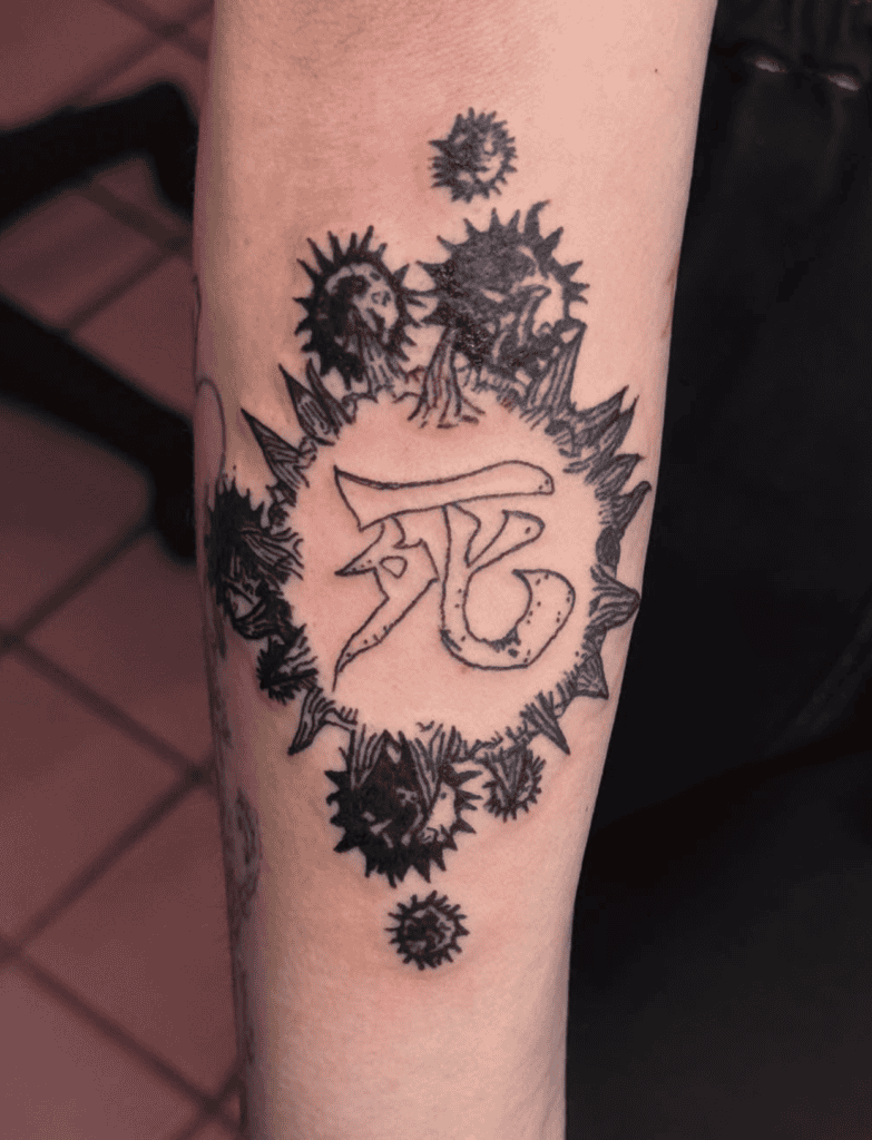 Crush Card Virus Yu-Gi-Oh! Tattoo