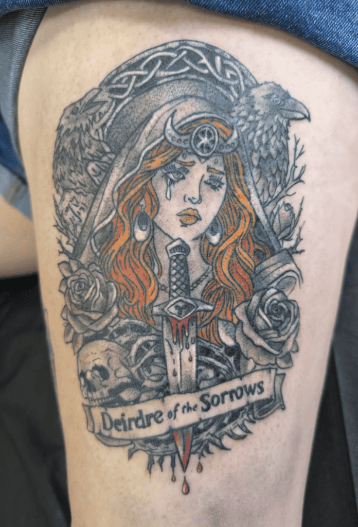Deirdre Celtic Mythology Tattoo