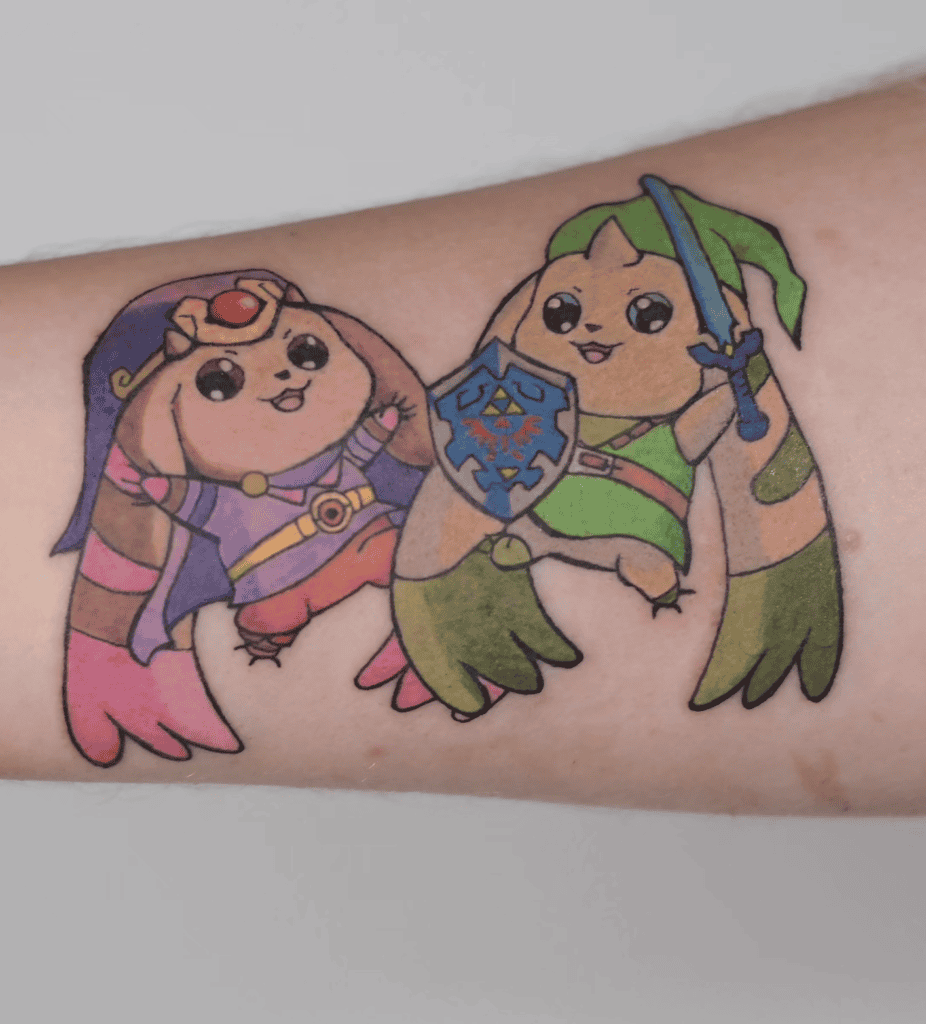 Digimon X Legend of Zelda Tattoo
