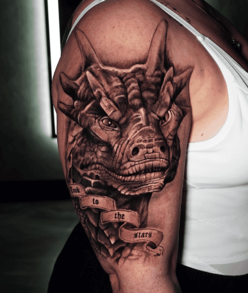 Draco Dragon Tattoo