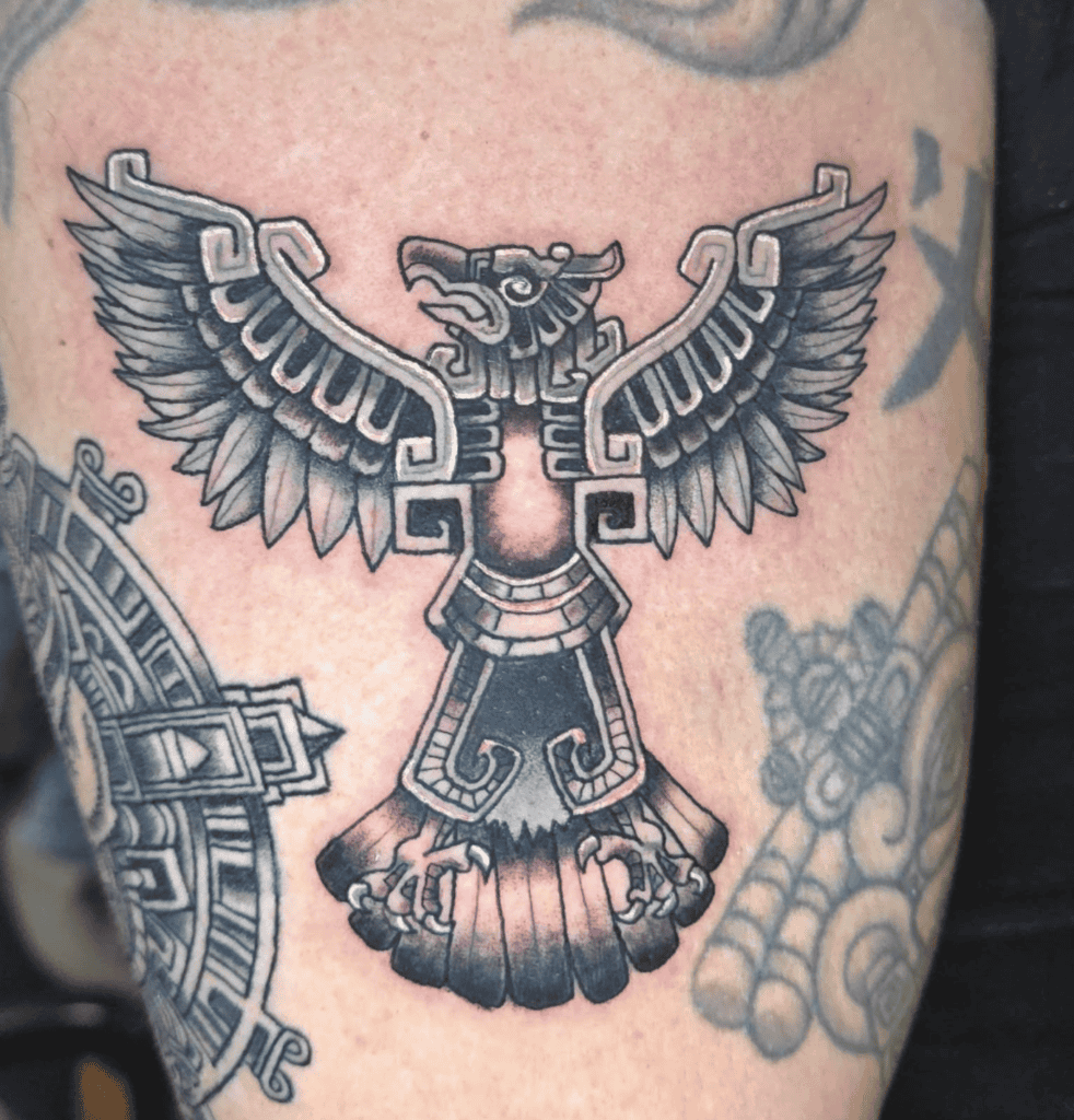 Eagle Aztec Mythology Tattoo