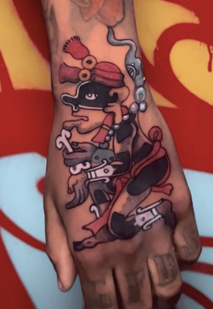 Ek Chuah Mayan Mythology Tattoo