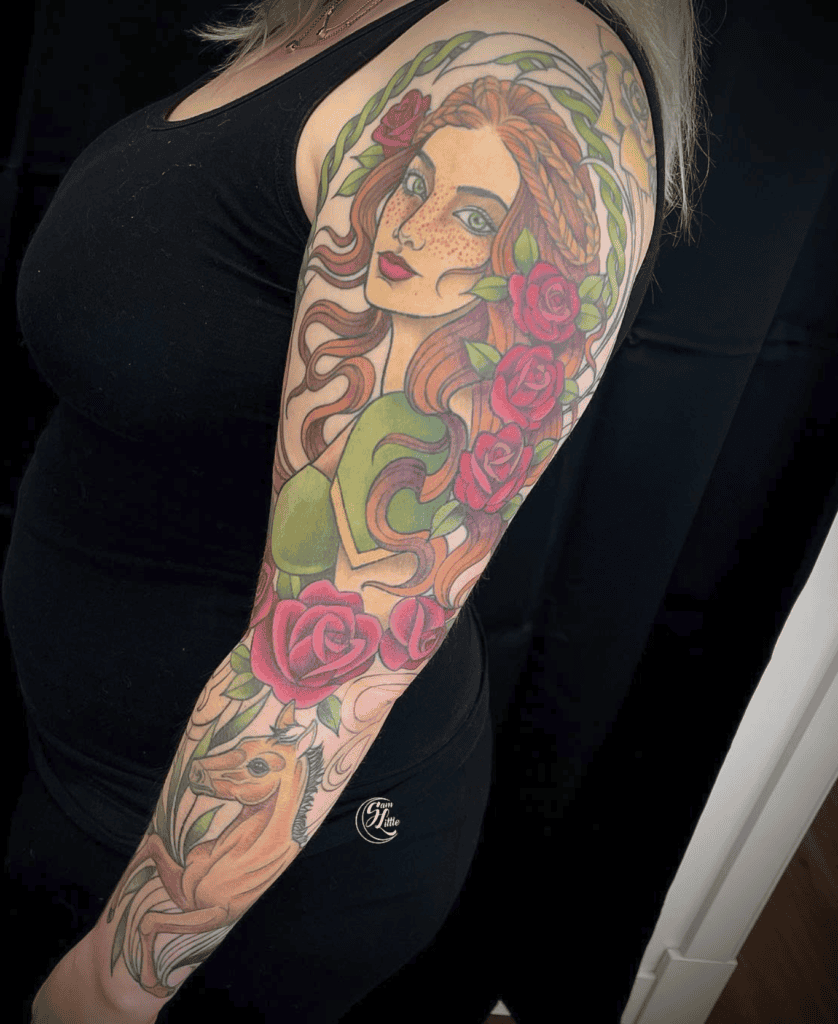 Epona Celtic Mythology Tattoo