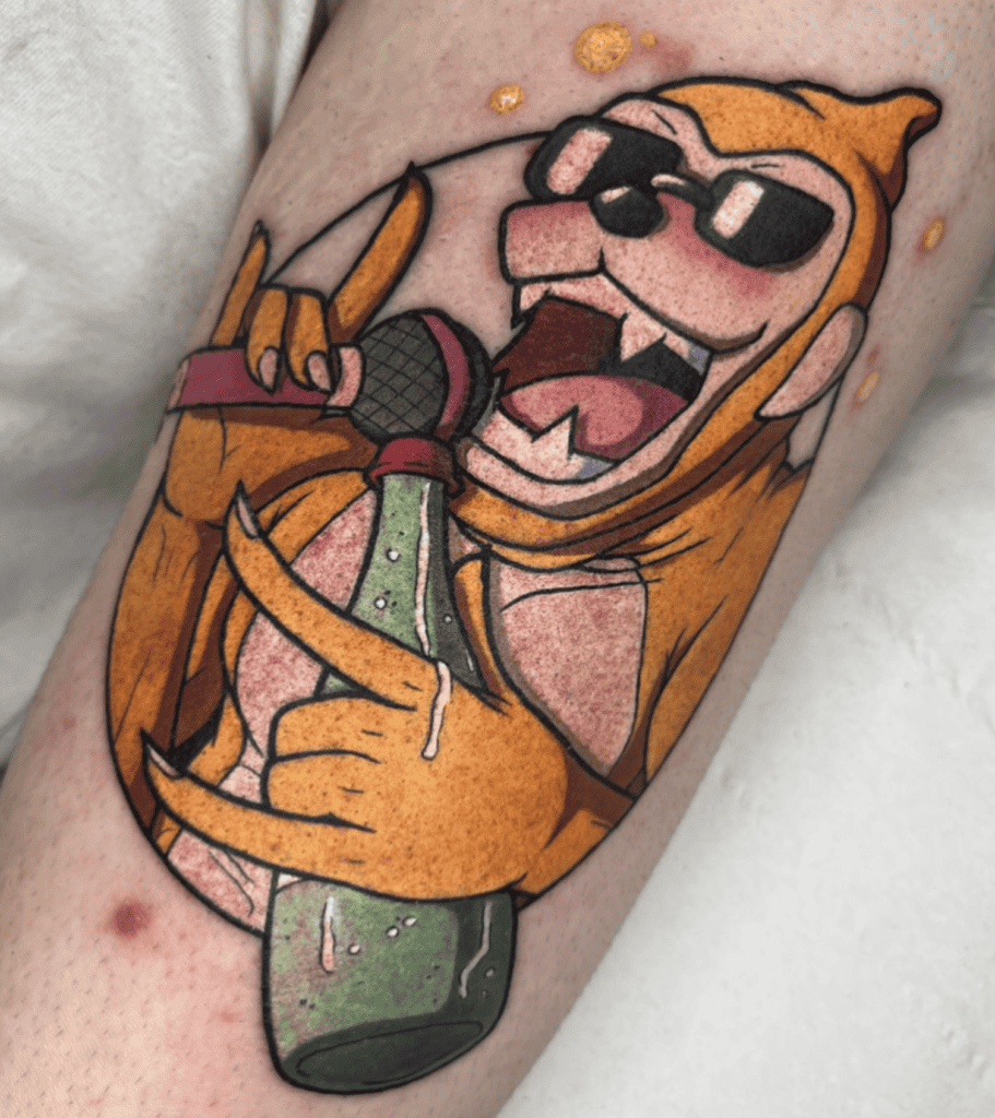 Etemon Digimon Tattoo