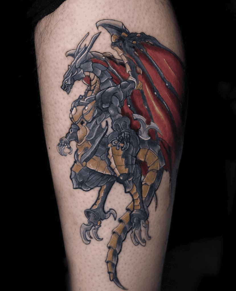 Final Fantasy Bahamut Dragon Tattoo