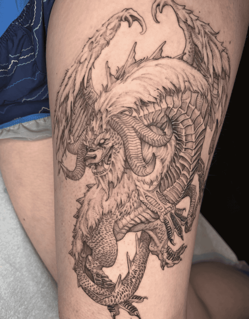 Final Fantasy Dragon Tattoo