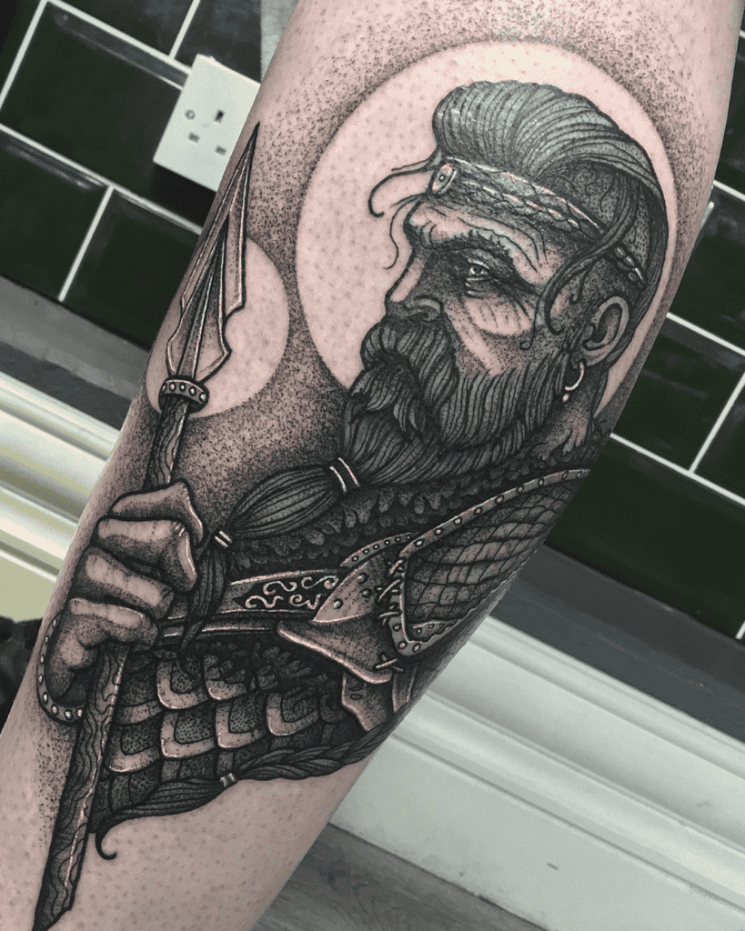 Fionn mac Cumhaill Celtic Mythology Tattoo