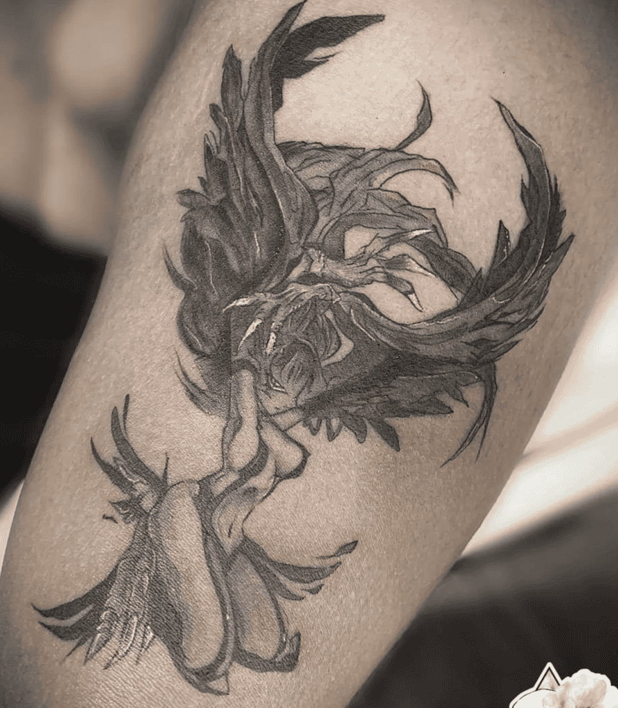 Harpie Lady Pose Yu-Gi-Oh! Tattoo