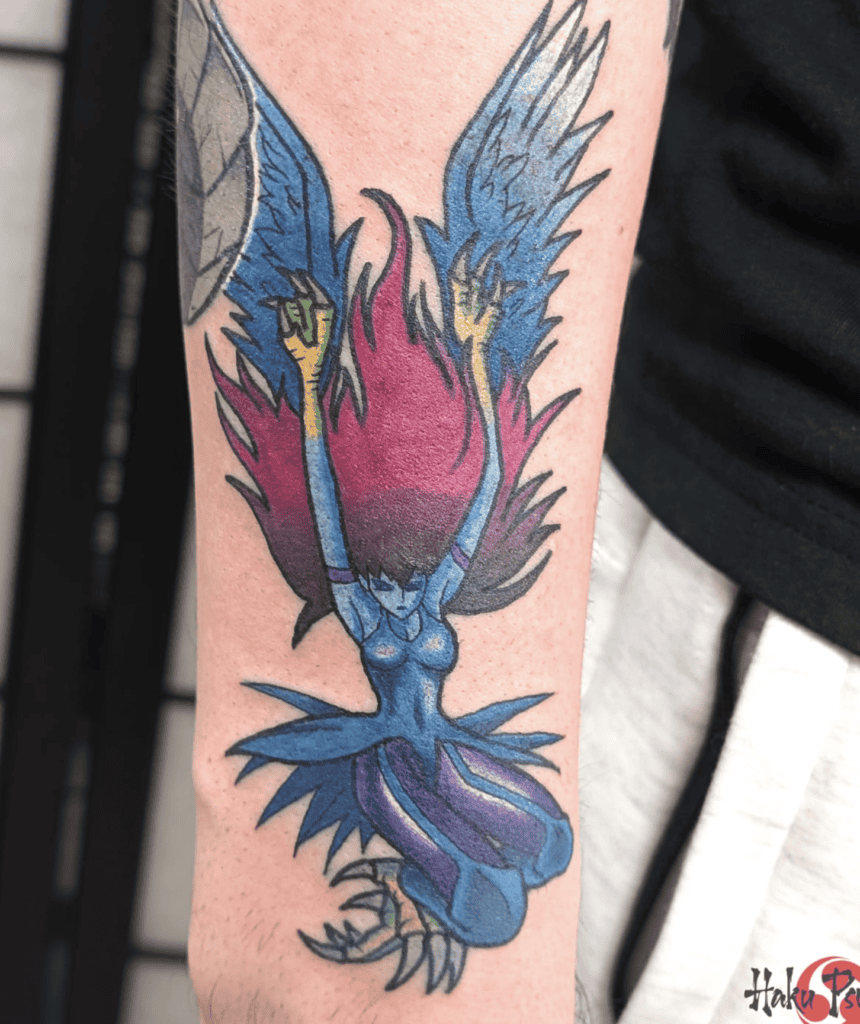 Harpie Lady Yu-Gi-Oh! Tattoo
