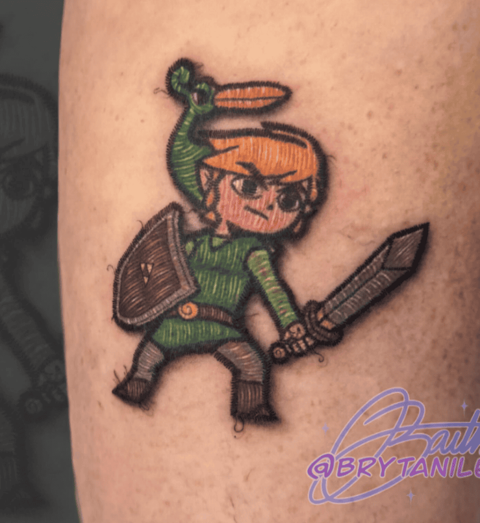 Hero of the Minish Legend of Zelda Tattoo