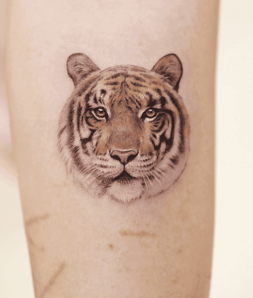 Indochinese Tiger Tattoo