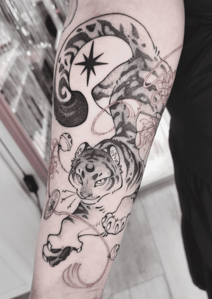 Javan Tiger Tattoo
