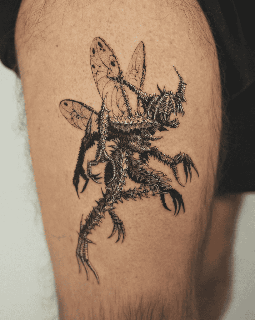 Kabuterimon Dark Digimon Tattoo