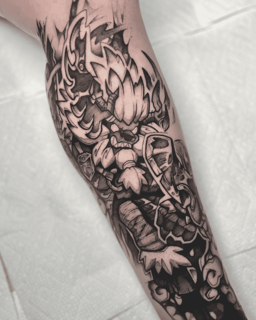 Lynel Legend of Zelda Tattoo