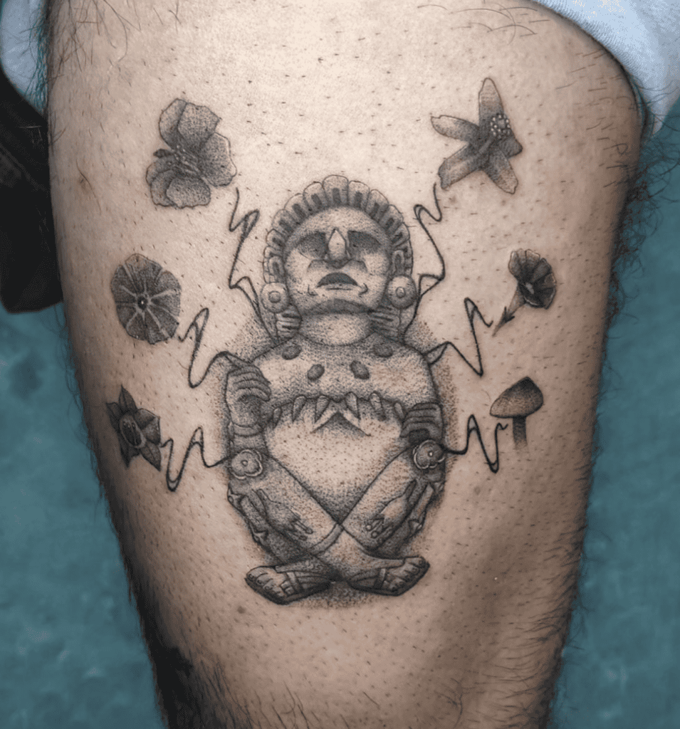 Macuilxochitl Aztec Mythology Tattoo