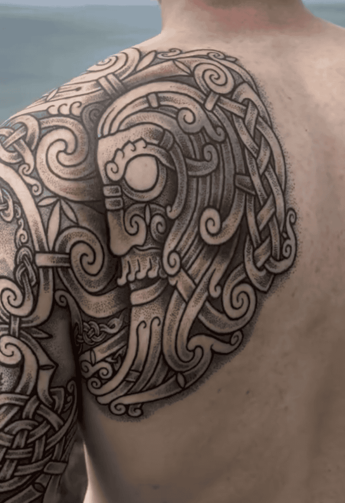 Manannán mac Lir Knot Celtic Mythology Tattoo