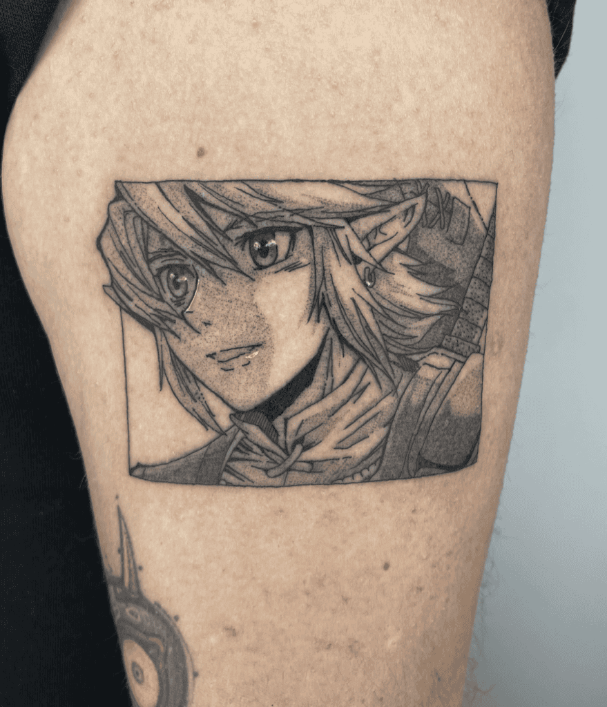 Manga Legend of Zelda Tattoo