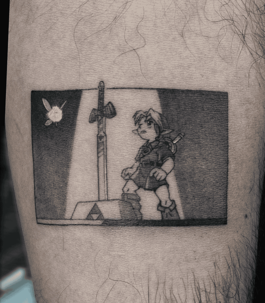 Manga Oot Legend of Zelda Tattoo