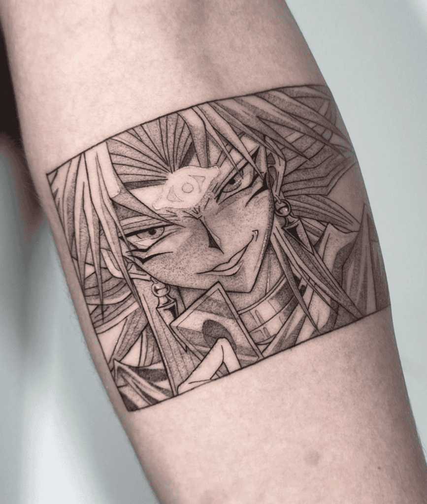 Marik Ishtar Frame Yu-Gi-Oh! Tattoo