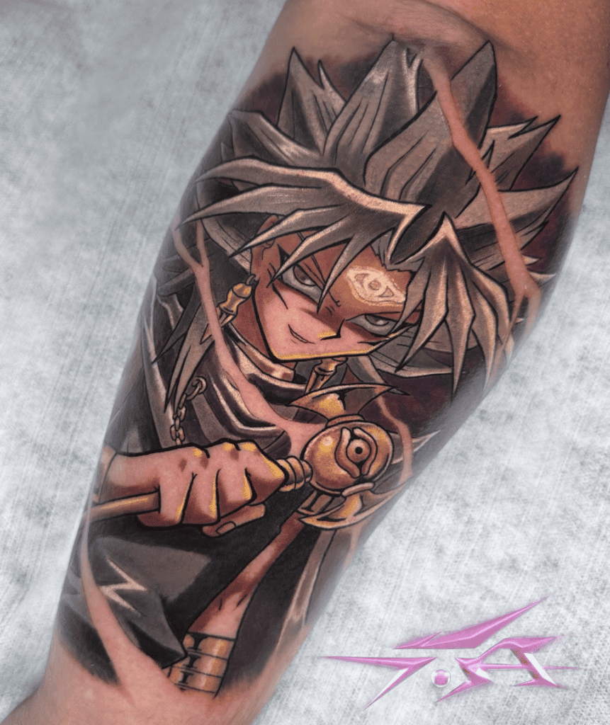Marik Ishtar Yu-Gi-Oh! Tattoo