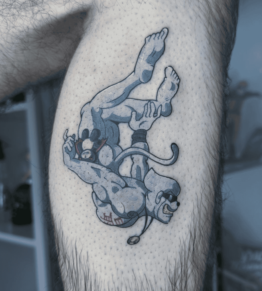Metal Etemon Digimon Tattoo